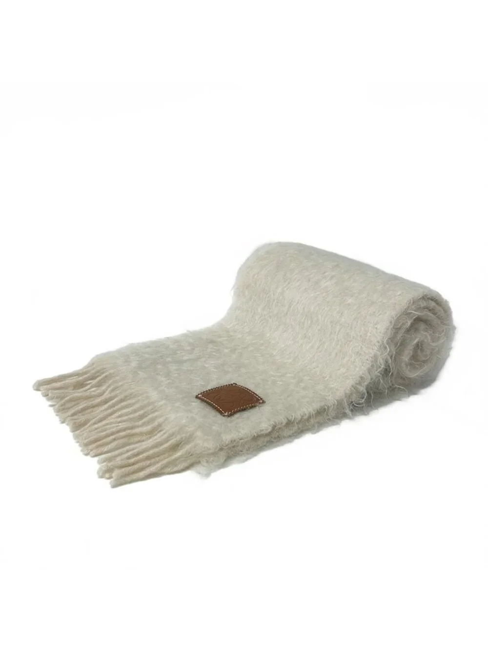 Loewe Scarf Ivory Wool